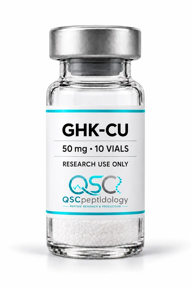 GHK-Cu 50mg (Pakning med 10 hetteglass) QSC Peptidology