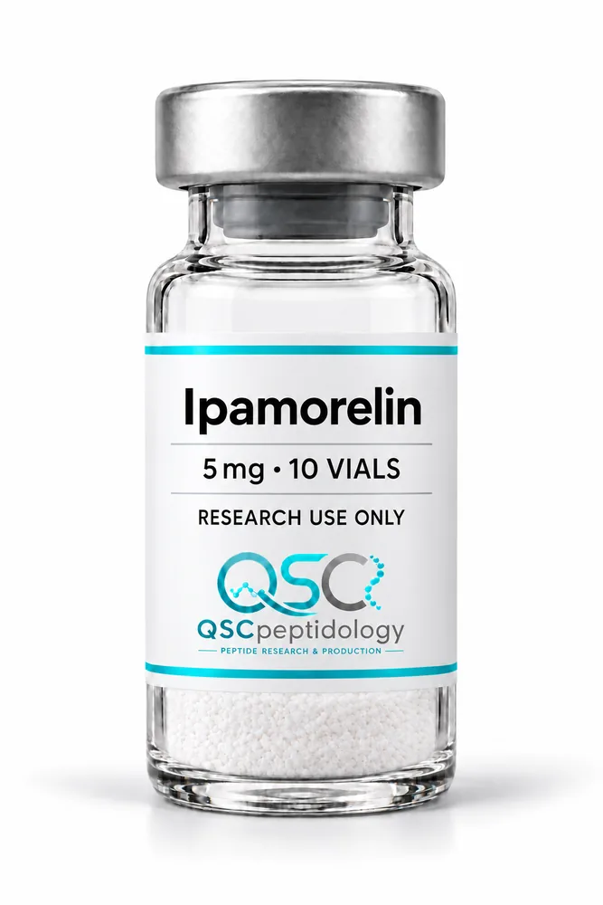 Ipamorelin 5mg (Pakning med 10 hetteglass) QSC Peptidology