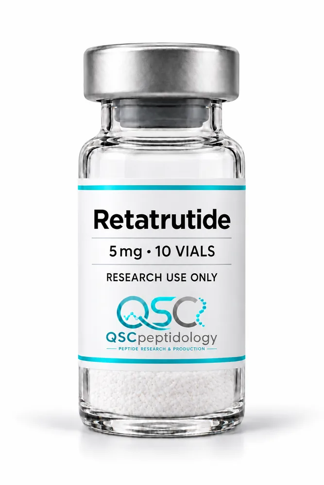 Retatrutide 5mg (Pakning med 10 hetteglass) QSC Peptidology